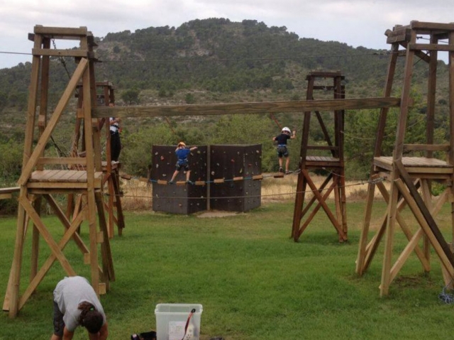 En el circuito de aventura